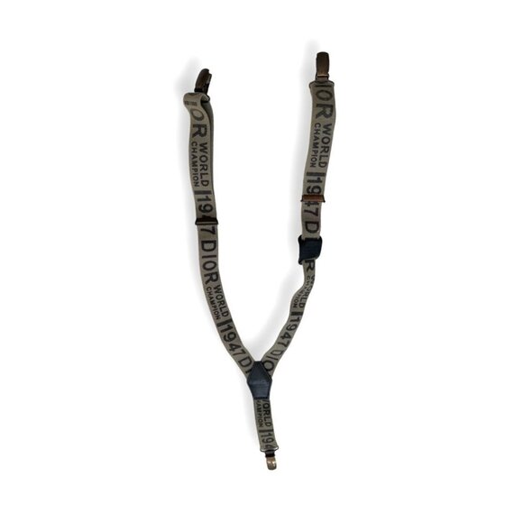 Dior boys kakhi black suspenders Size 70 - Picture 1 of 8